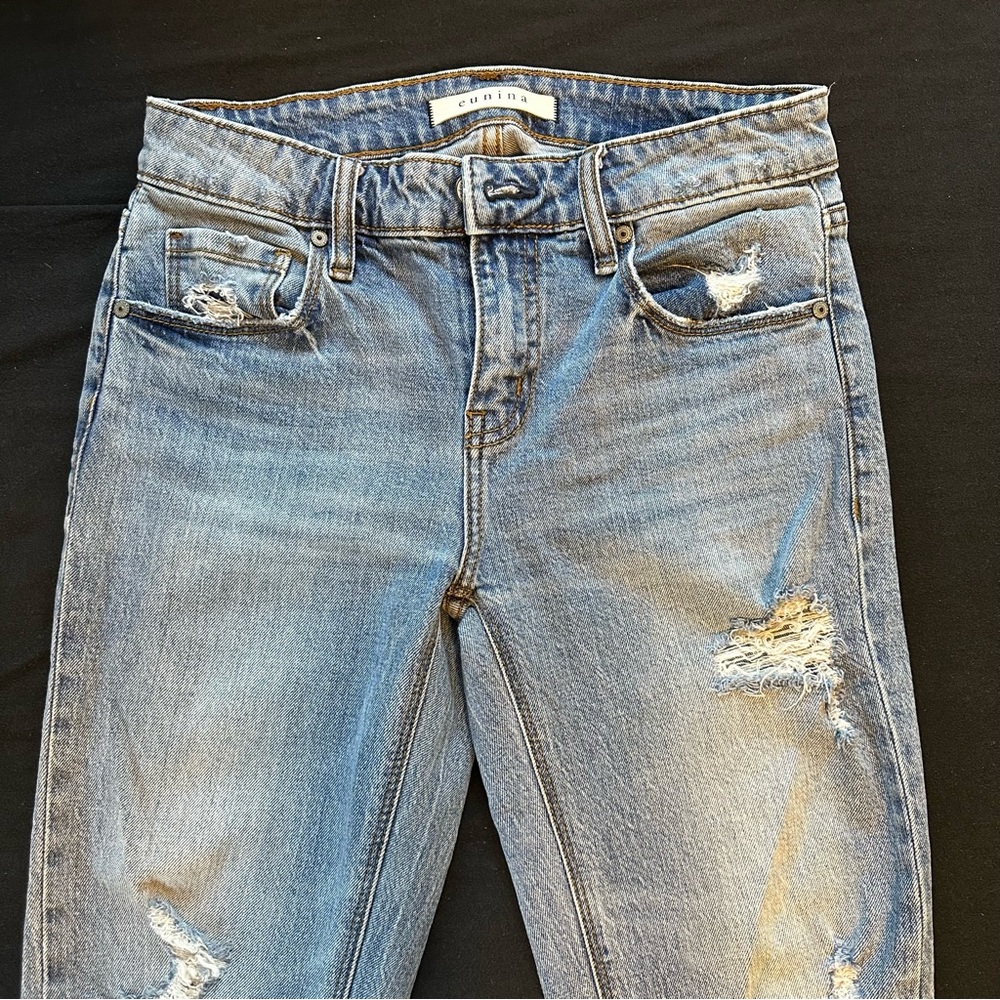Eunina Frankie Mid rise girlfriend jean
